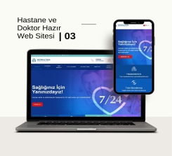 Hastane ve Doktor Kurumsal Sitesi Tasarımı - 03