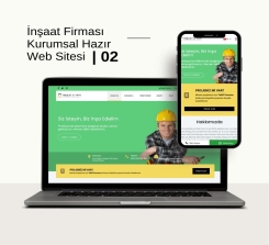 İnşaat ve Mimarlık Kurumsal Sitesi Tasarımı - 02