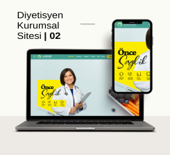 Diyetisyen Kurumsal Sitesi Tasarımı - 02