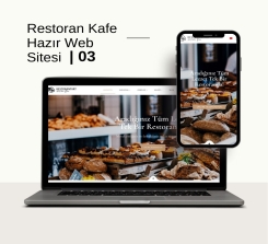 Kafe ve Restoran Kurumsal Sitesi Tasarımı - 03