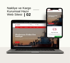 Kargo ve Lojistik Kurumsal Sitesi Tasarımı - 02