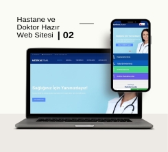 Hastane ve Doktor Kurumsal Sitesi Tasarımı - 02